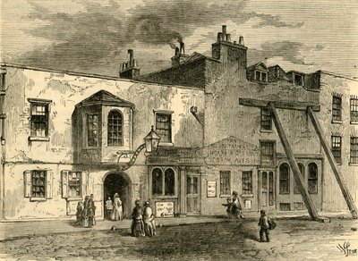 The Gun Tavern，1820年，c1876年。 作者 不明