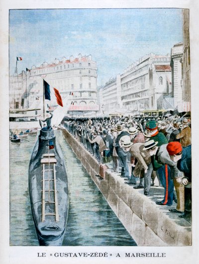 古斯塔夫·泽德（Gustave-Zede）于1901年抵达马赛 作者 不明