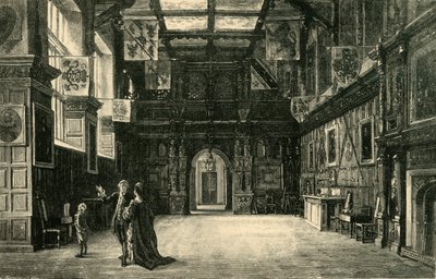 大厅，奥德利角（Audley End），1898年。 作者 不明