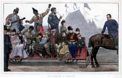 1872年在温布尔登举行的骑马比赛 作者 不明