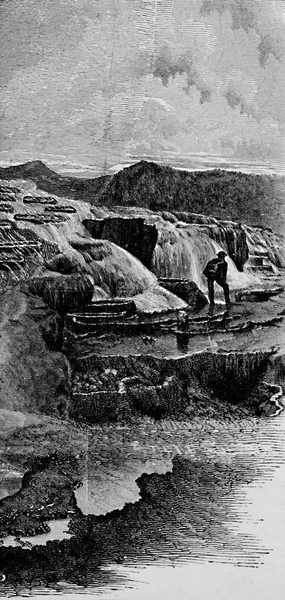 加迪纳斯河附近的温泉，1883年 作者 不明