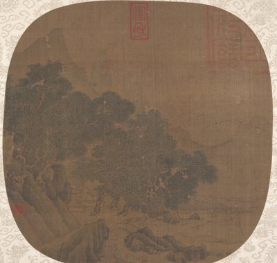 湖边的房子》。 作者 不明