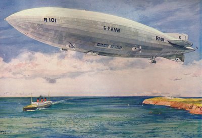 命运多R的R101，1927年 作者 不明
