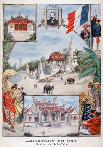 1900年世界博览会印度支那馆，巴黎，1900年 作者 不明
