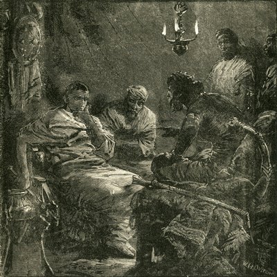 Bocchus和Sulla之间的访谈，1890年。 作者 不明