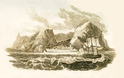 圣赫勒拿岛，1816年。 作者 Unbekannt