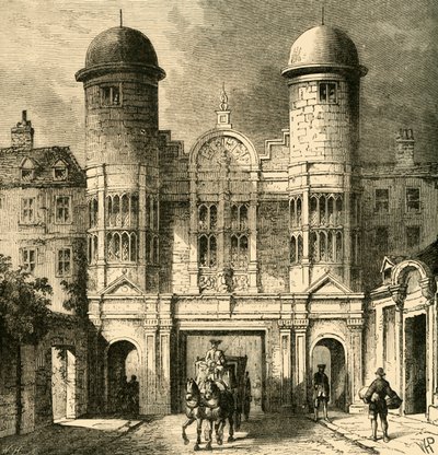 国王街门户，白厅，1881年。 作者 不明