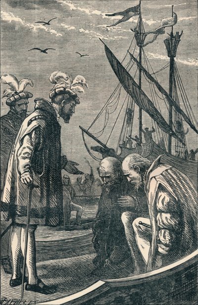 国王拜访瓦斯科·达·伽马（Vasco da Gama），1904年 作者 不明