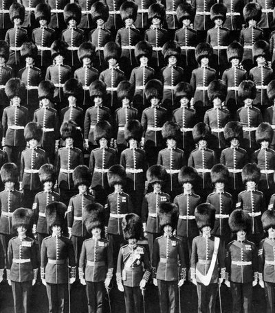 国王和他的警卫队，1935年 作者 不明