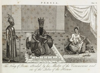 波斯国王，c 1810-1829 作者 不明