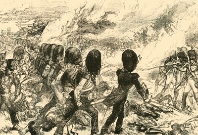 1890年，滑铁卢的最后一次冲锋，1815年。 作者 不明