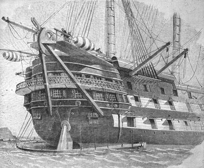 《铺设大西洋电缆》，1857年：HMS阿伽门农...，1901年。 作者 不明