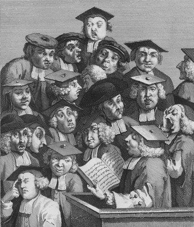 讲座，1736年，1830年代。 作者 不明