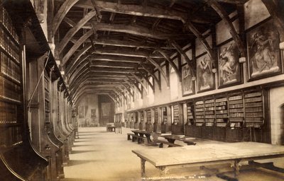 达勒姆大教堂图书馆，1893年。 作者 不明