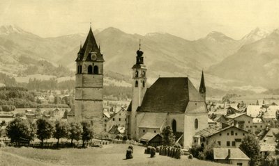 圣安德烈亚斯教堂，基茨比厄尔，蒂罗尔，奥地利，Liebfrauenkirche和教堂，c1935年。 作者 不明