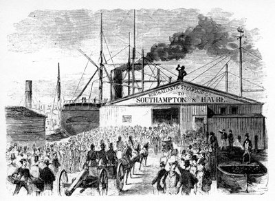 大西洋和波罗的海船的装载，c1860年代 作者 不明