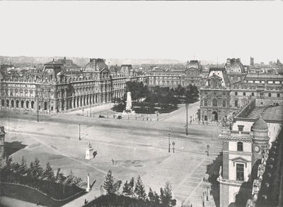 罗浮宫，法国巴黎，1895年。 作者 不明
