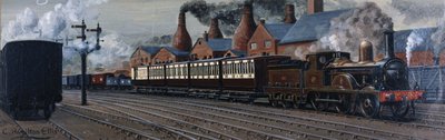 The Manchester Express near Stoke-on-Trent 作者 不明