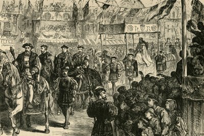 1890年，安妮·伯林（Anne Boleyn）结婚队伍，1533年， 作者 不明