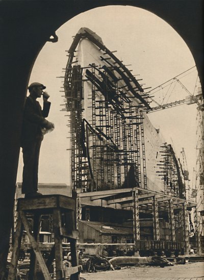 大型船体，部分放置，1930-1934年，1936年 作者 不明