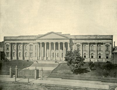 墨尔本公共图书馆，1901年。 作者 不明