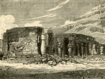 1890年，在底比斯（Thebes）建的纪念馆。 作者 不明