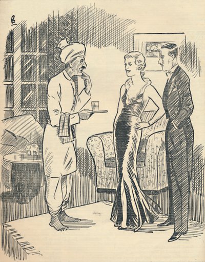 Memsahib播出她刚获得的Hindustani ...，1936年。 作者 不明