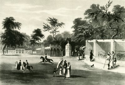 1820年，Barrackpore公园的动物园，1925年。 作者 不明