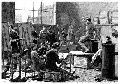 1882年的模特 作者 不明