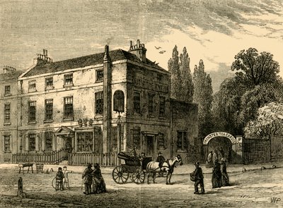 怪物茶园，1820年，c1876年。 作者 不明