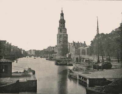 1895年，荷兰阿姆斯特丹的Montelbaanstoren。 作者 不明