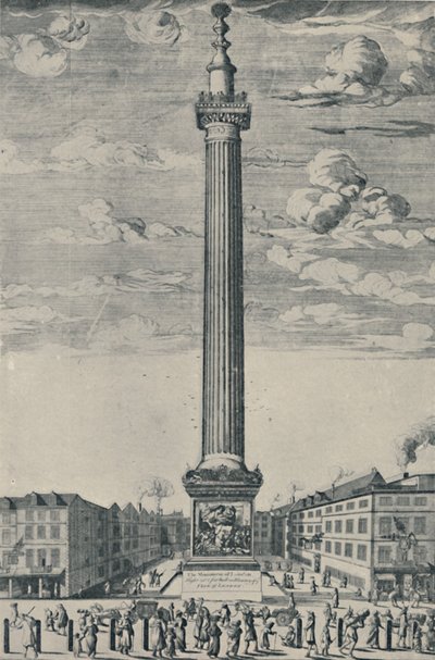 伦敦纪念碑，c1685，1920年 作者 不明