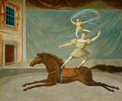 骑马的杂技演员，1825年或之后。 作者 不明