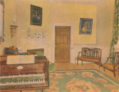 音乐室，1946年 作者 不明