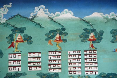 香格里拉的神话。尼泊尔加德满都的科班寺院 作者 不明