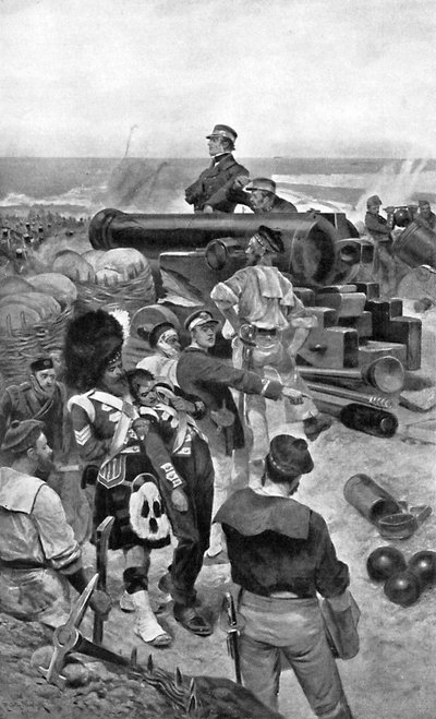 1850年代在塞瓦斯托波尔的海军旅 作者 不明