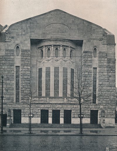 柏林新希伯尔剧院，约建于1908年 作者 不明