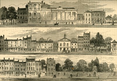 1820年，从坎农啤酒厂到海德公园角，骑士桥北边，大约在1876年。 作者 不明