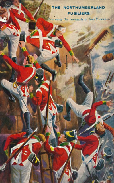 诺森伯兰熔炉。 1939年，袭击了圣文森特的城墙。 作者 不明