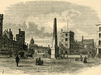 圣乔治马戏团的方尖碑，建于1878年。 作者 不明