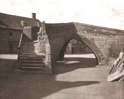 老桥在克罗兰，林肯郡，1894年。 作者 不明