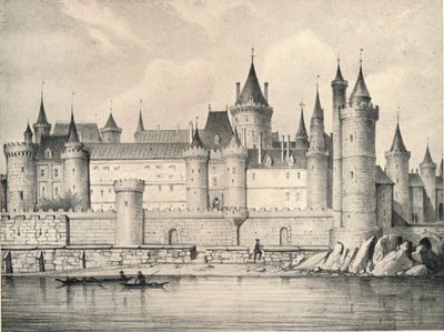 1670年的旧罗浮宫，1915年 作者 不明