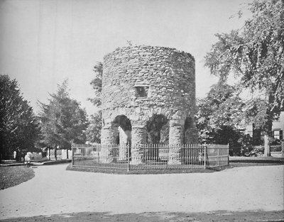 罗德岛新港塔楼的北欧古堡，建于1897年。 作者 不明