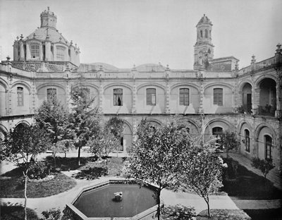 墨西哥城，旧圣伊波利托修道院，建于1897年。 作者 不明
