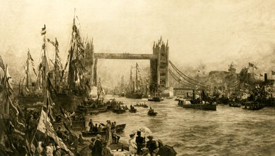 塔桥开幕式，c1894。 作者 不明