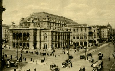 歌剧院，维也纳，奥地利，摄于1935年。 作者 不明
