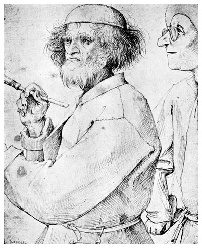 画家和鉴赏家，c1565年，1956年 作者 不明