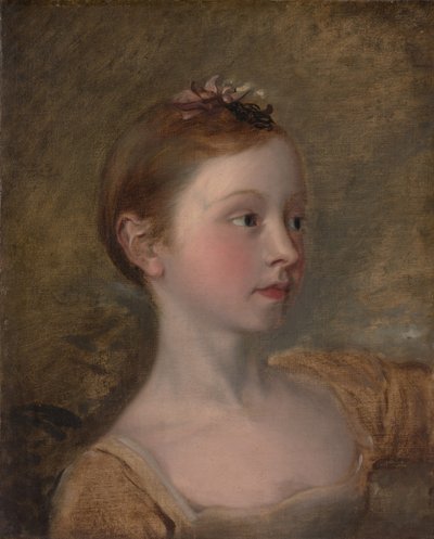 画家女儿玛丽1750-1826，十九世纪中叶。 作者 不明