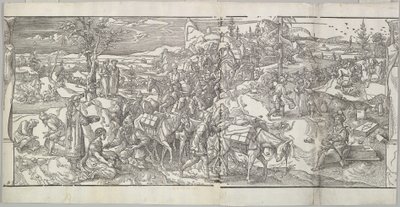 大篷车的通行》来自门楣画《Ces Moeurs et fachons de faire de Turcz Customs...》，1553。 作者 不明