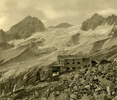 Plauener小屋和冰川，Zillergrund，蒂罗尔，奥地利，c1935年。 作者 不明